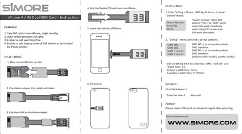 iphone 4s sim card size